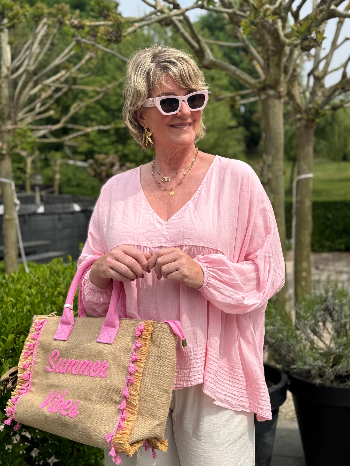 Steffie Blouse - Roze