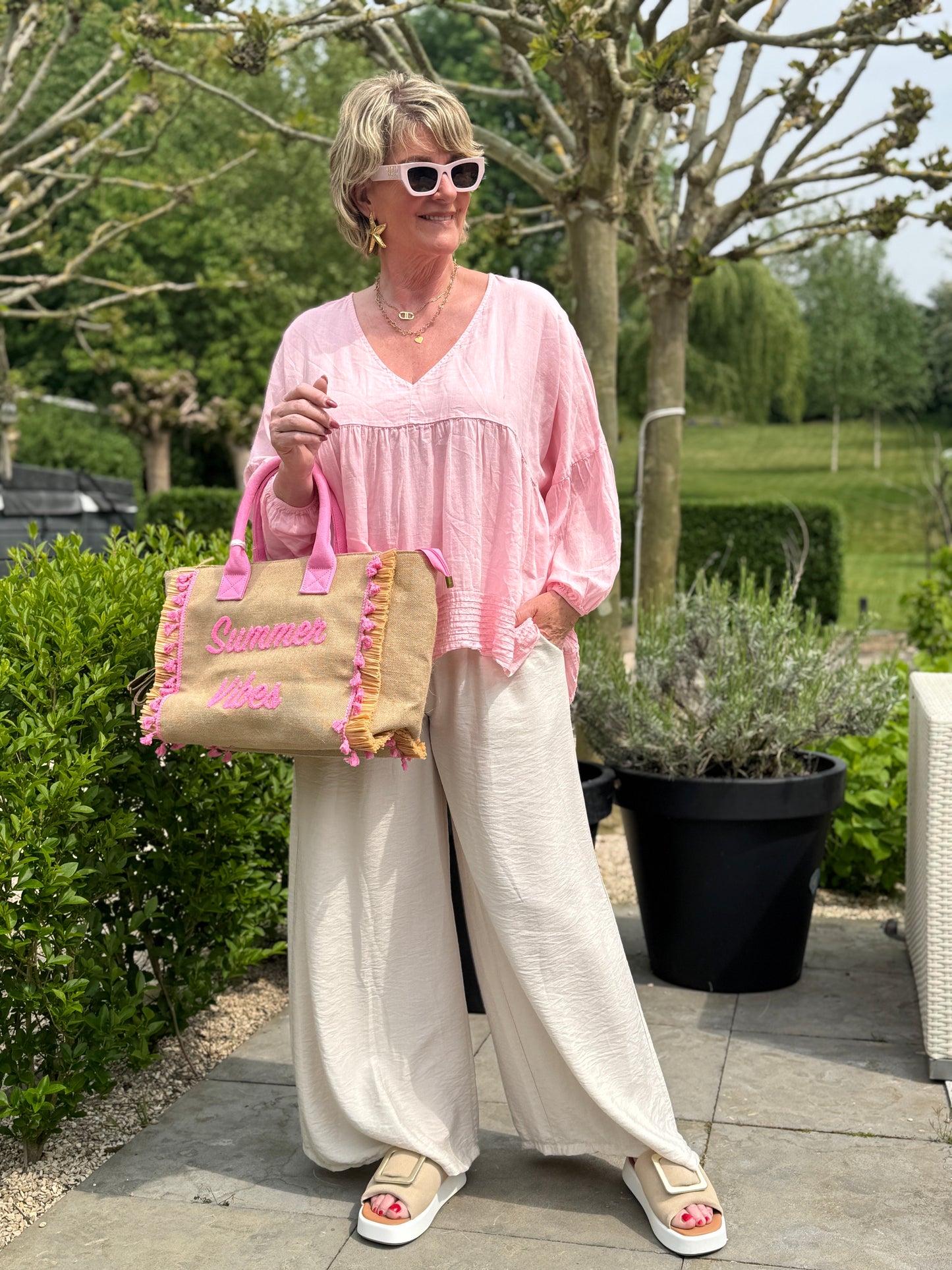 Steffie Blouse - Roze
