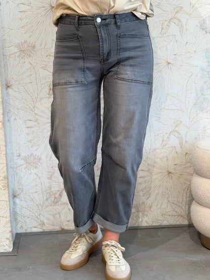 BARREL Jeans - Grijs
