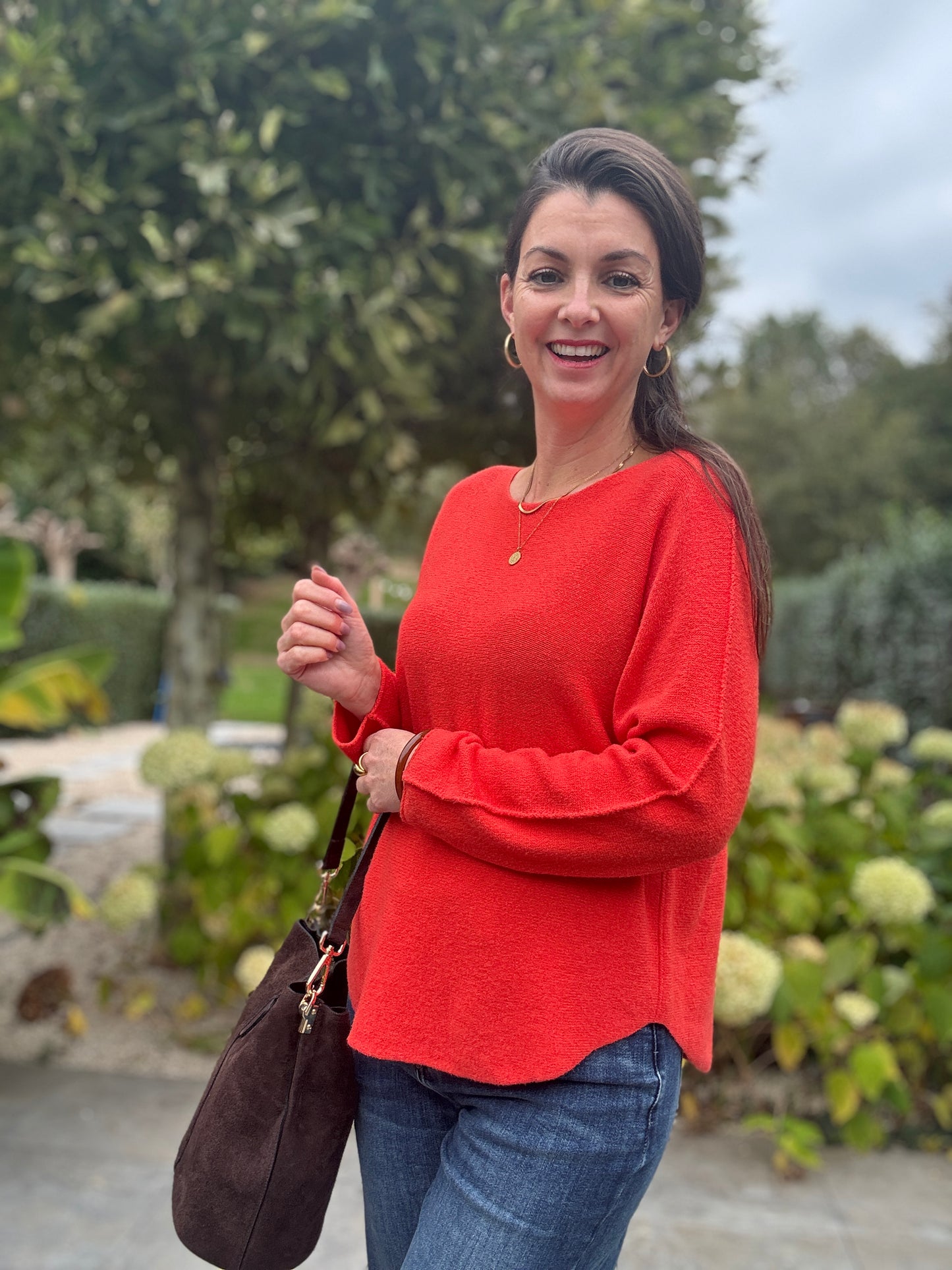 BASIC LONG SLEEVE - Oranje