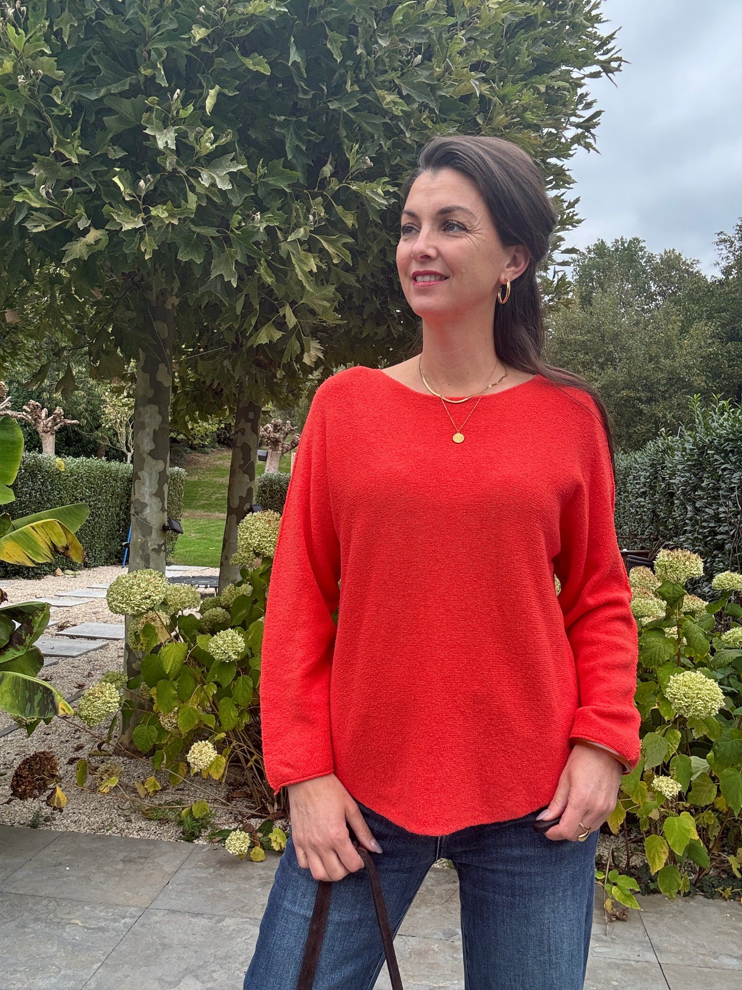 BASIC LONG SLEEVE - Oranje