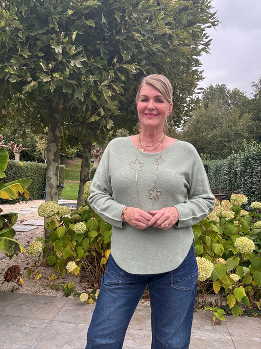 BASIC LONG SLEEVE - Groen