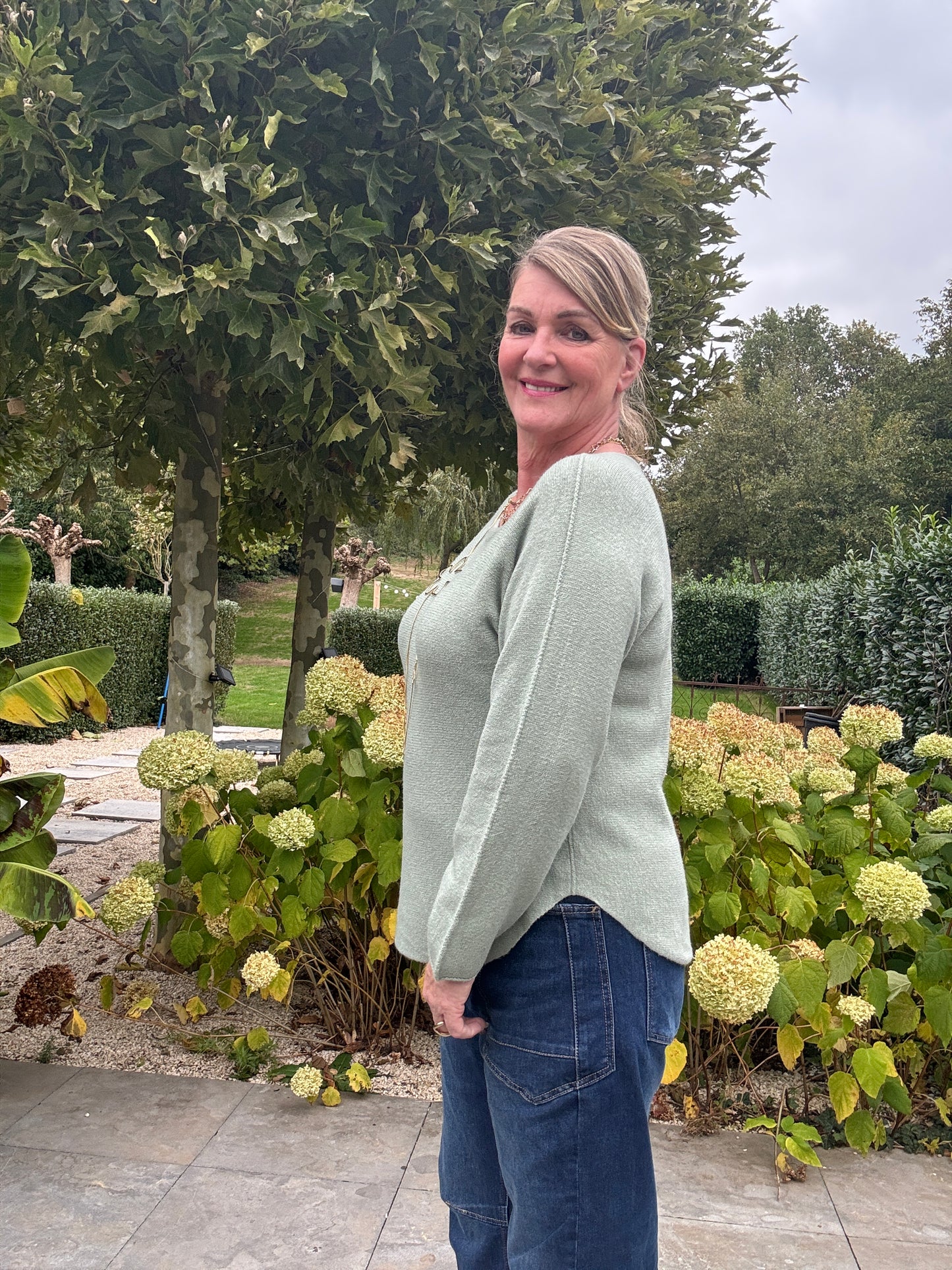 BASIC LONG SLEEVE - Groen