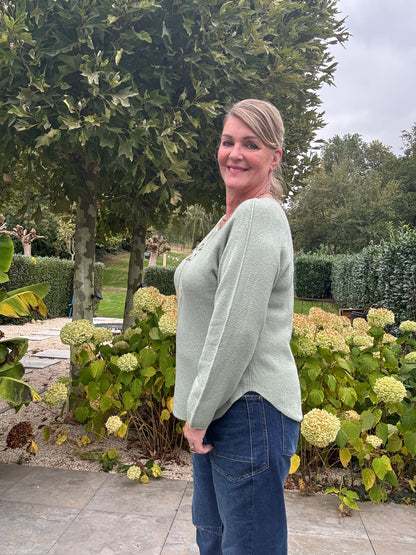 BASIC LONG SLEEVE - Groen