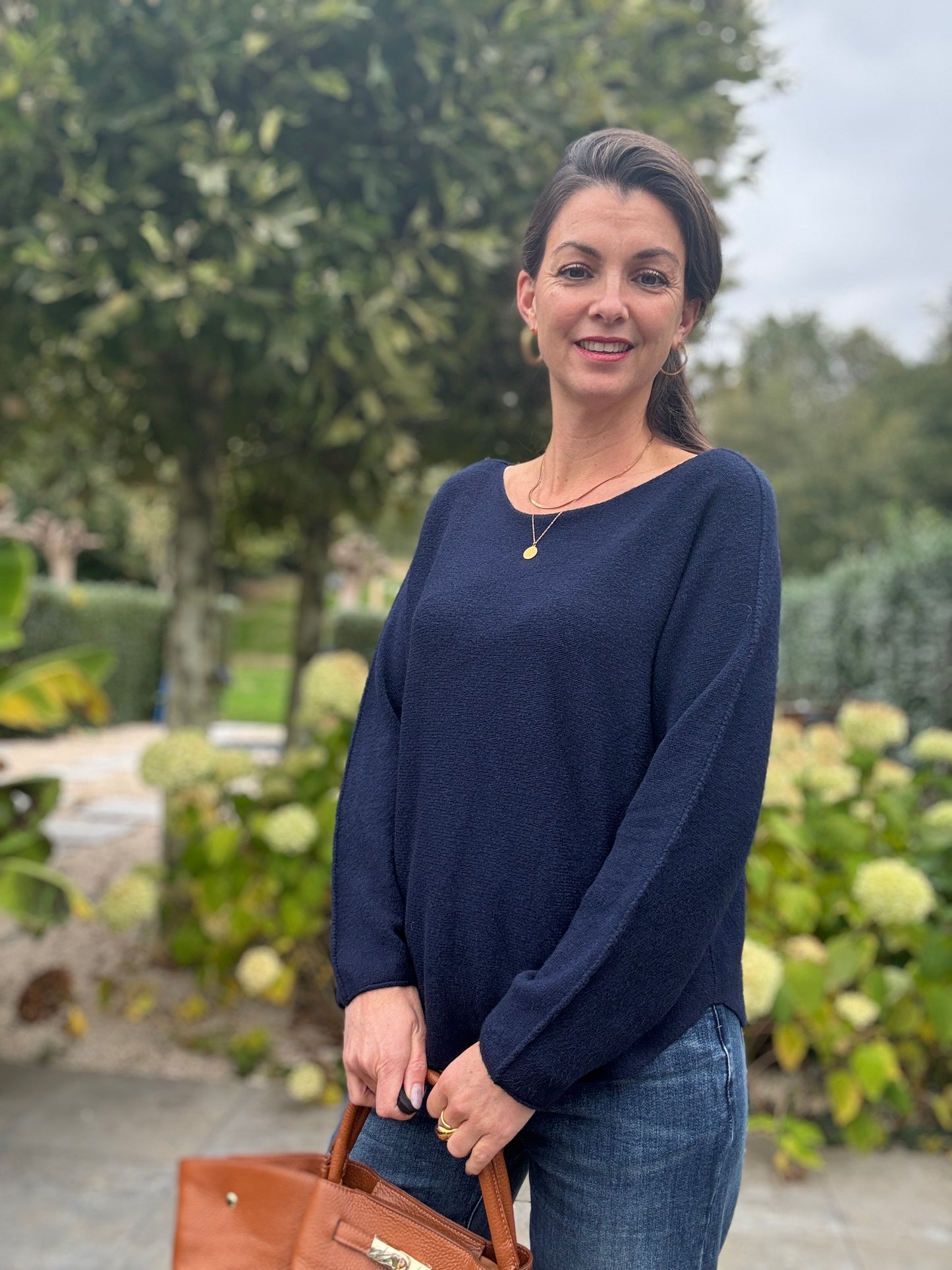 BASIC LONG SLEEVE - Donkerblauw