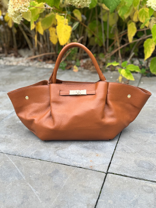 HERMIEN TAS Camel Leer
