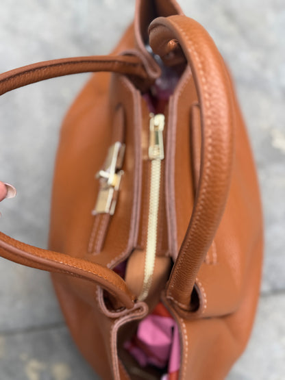 HERMIEN TAS Camel Leer
