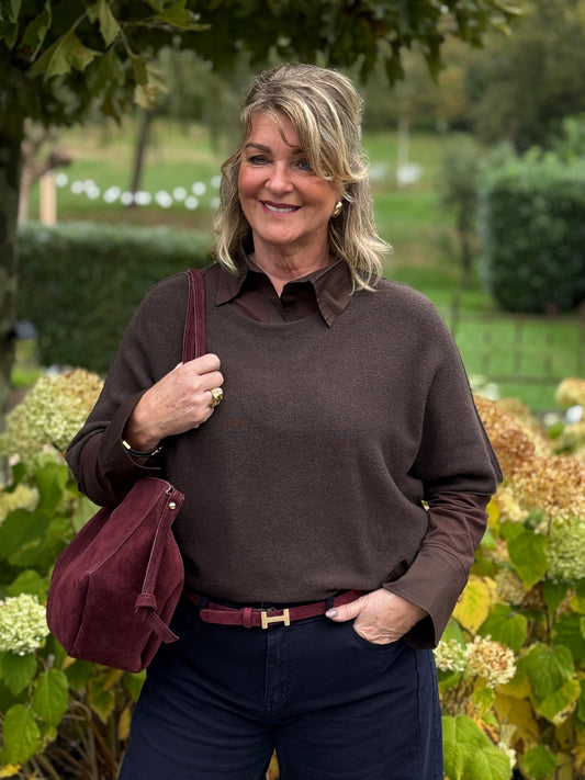 BASIC SLEEVE TOP - Bruin