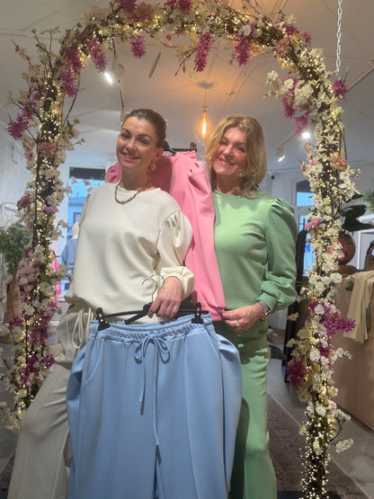 JULIE Puf Co-Ord Set - Groen