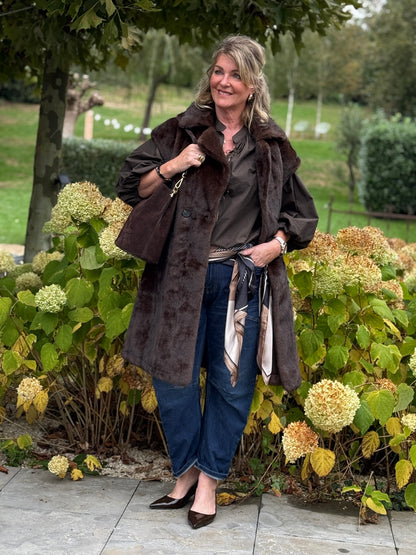FASCINATE GILET - Bruin