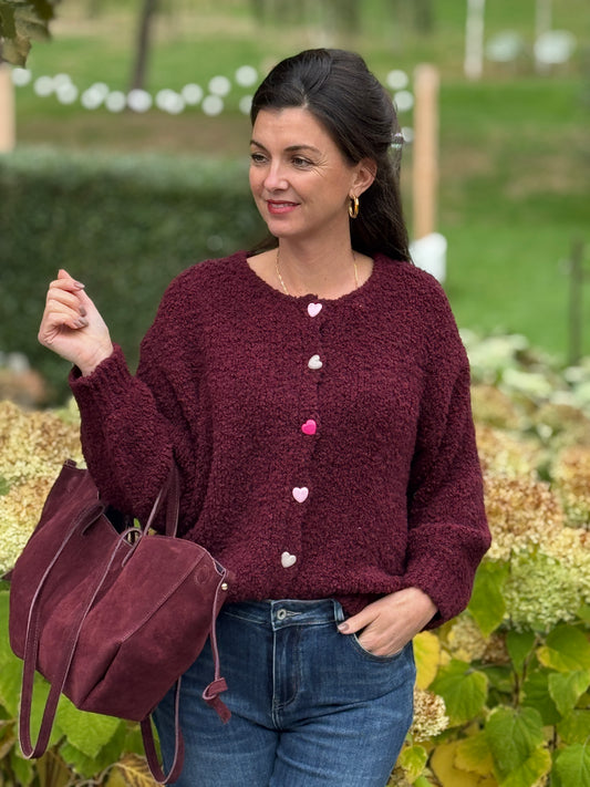 GINA Vest - Bordeaux