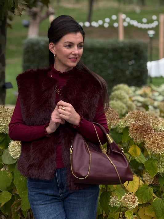 DAVANDI Gilet - Bordeaux