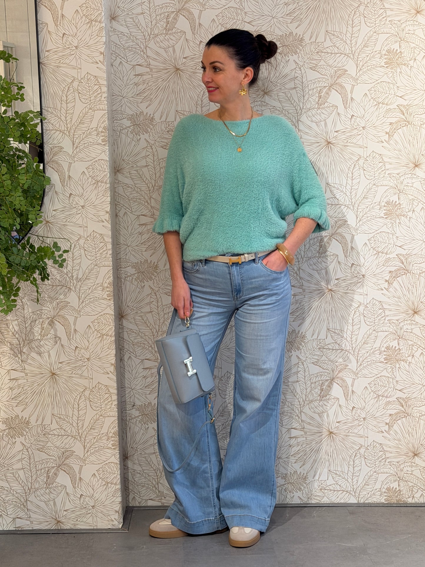 RUFFLE Softie Trui - Groen