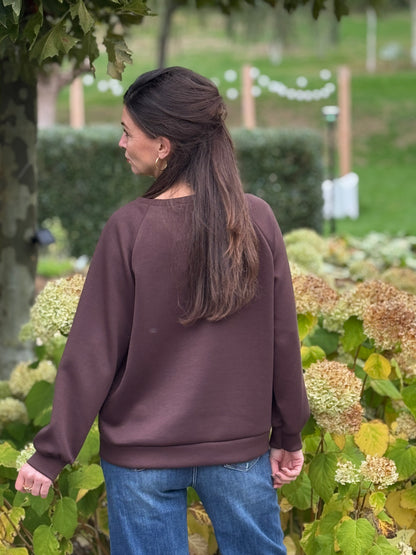 BASIC SWEATER - Bruin