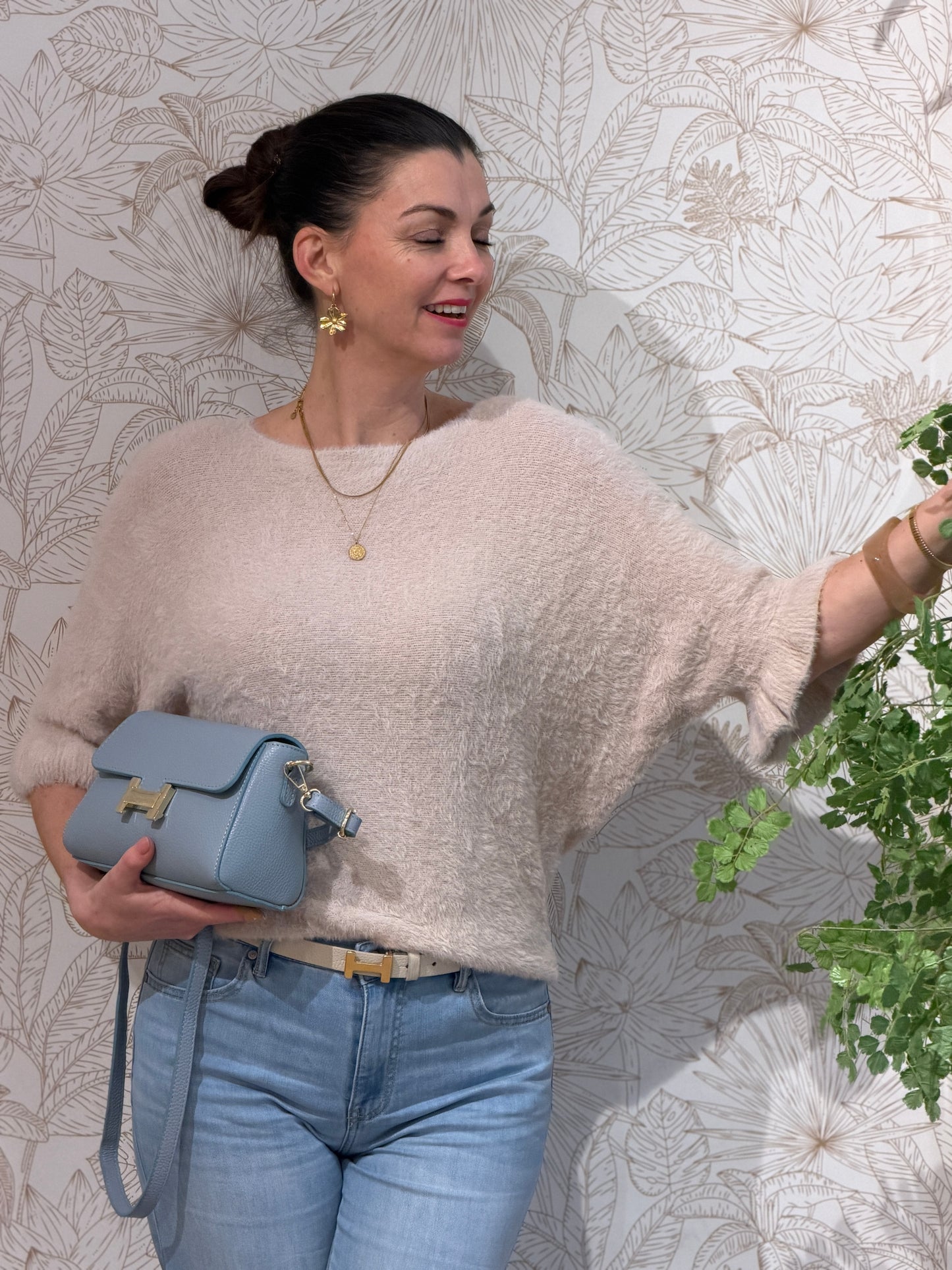 RUFFLE Softie Trui - Beige