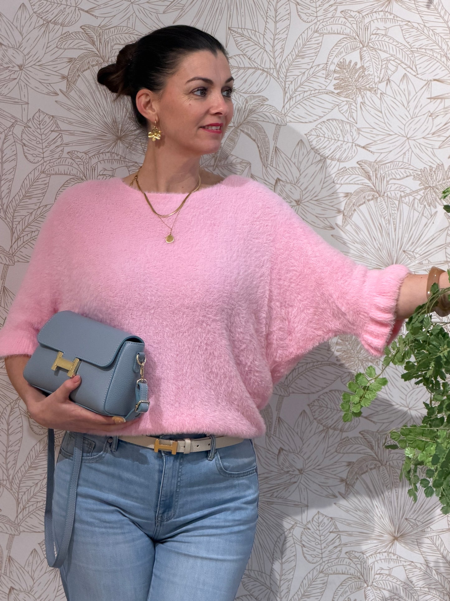 RUFFLE Softie Trui - Roze