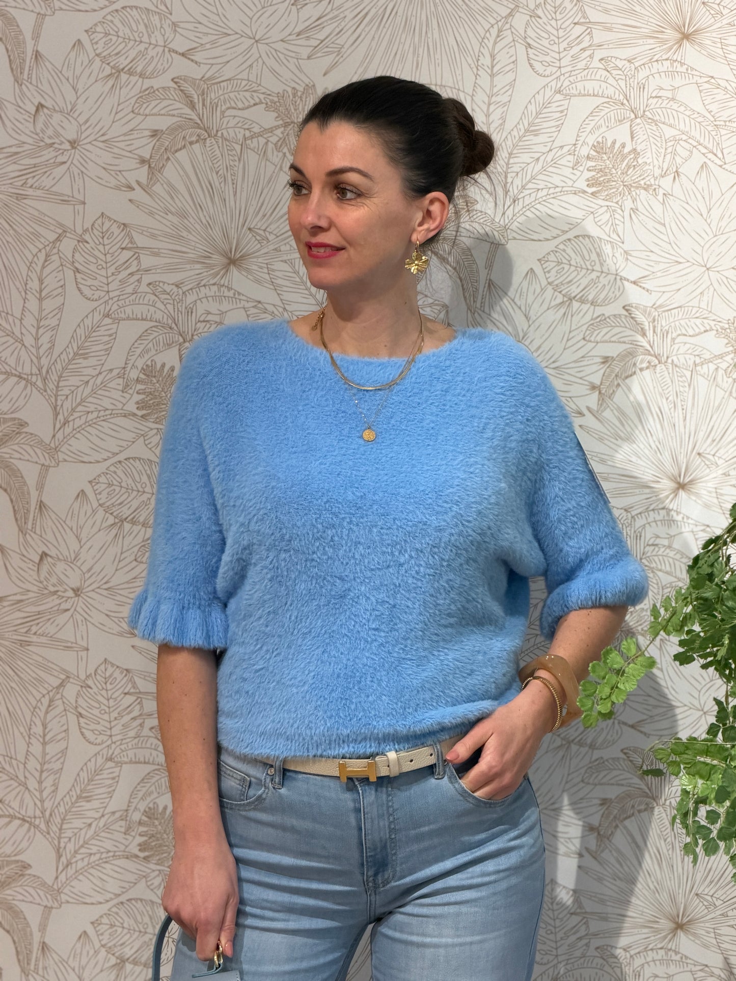 RUFFLE Softie Trui - Blauw