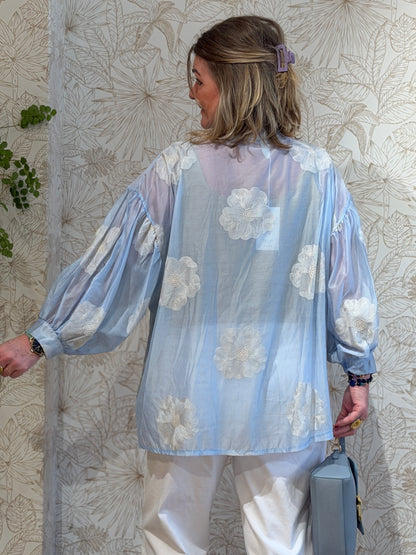 BLOOM Blouse - Blauw