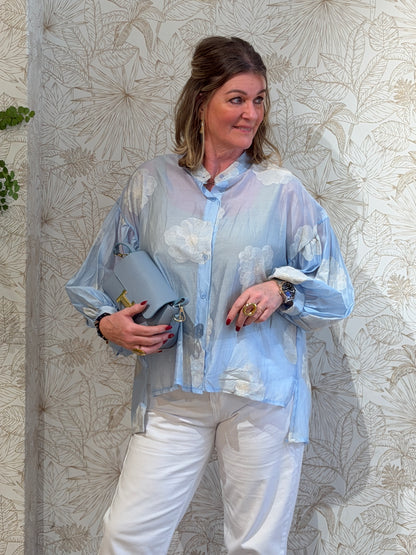 BLOOM Blouse - Blauw