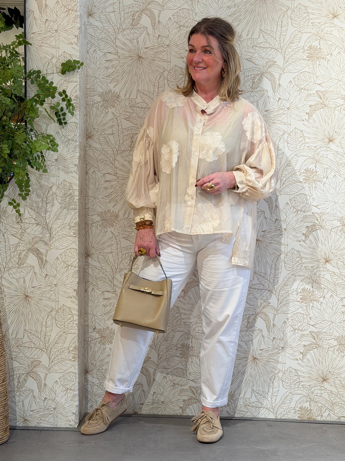 BLOOM Blouse - Beige