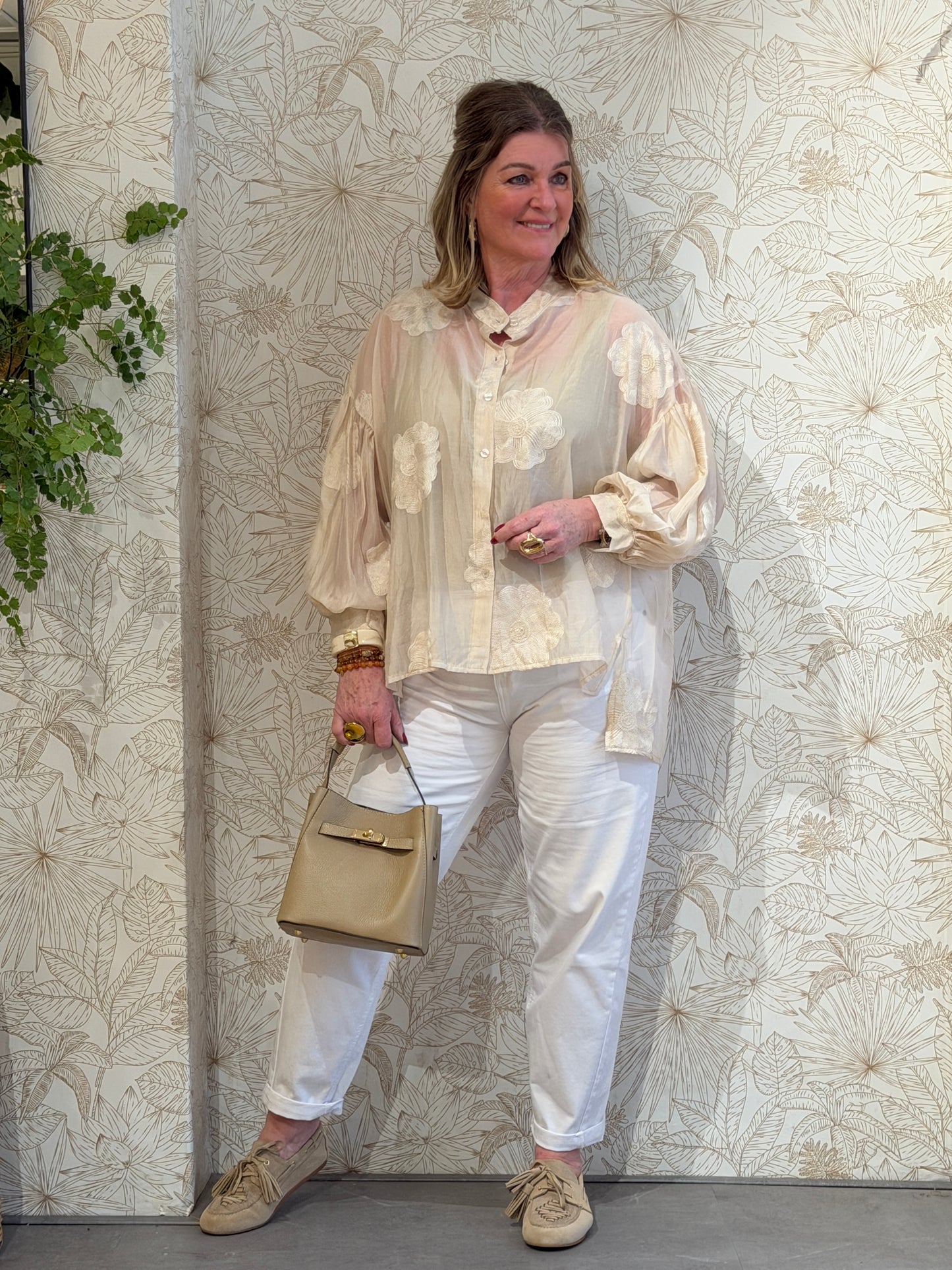 BLOOM Blouse - Beige