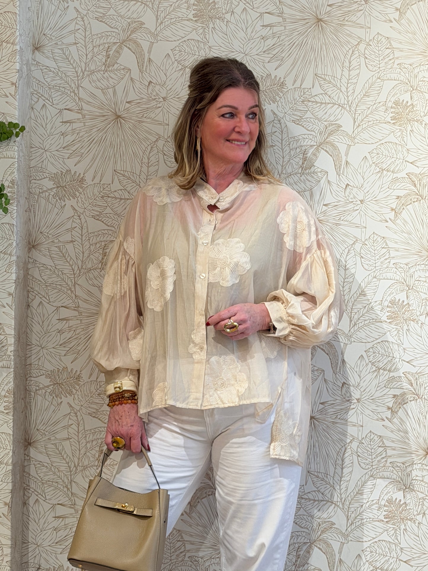 BLOOM Blouse - Beige
