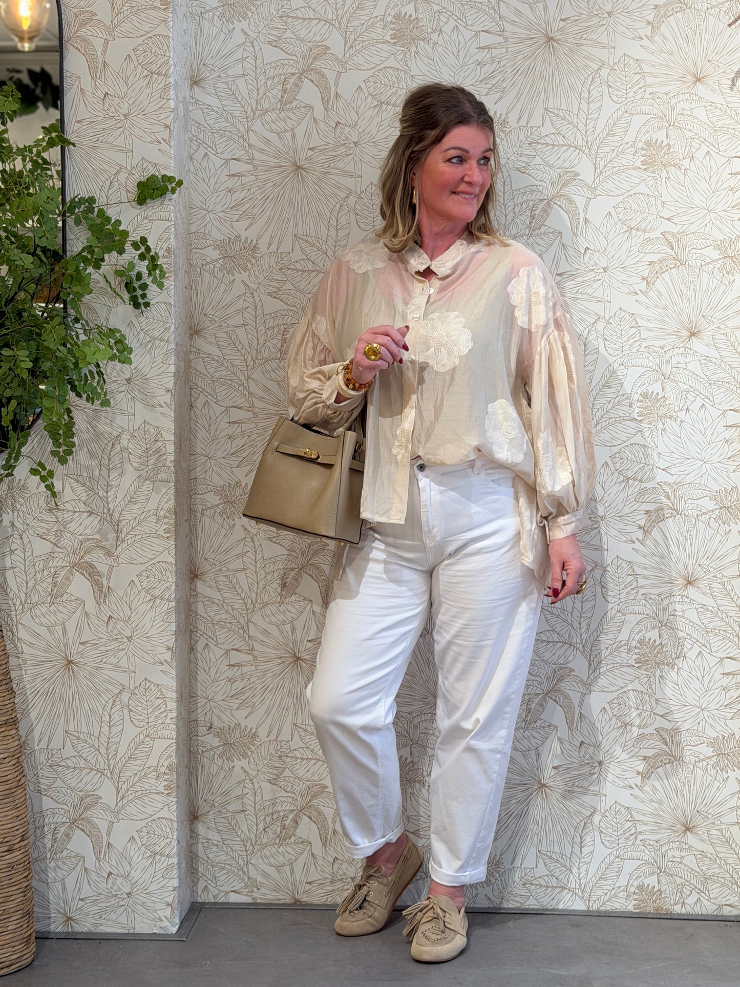 BLOOM Blouse - Beige