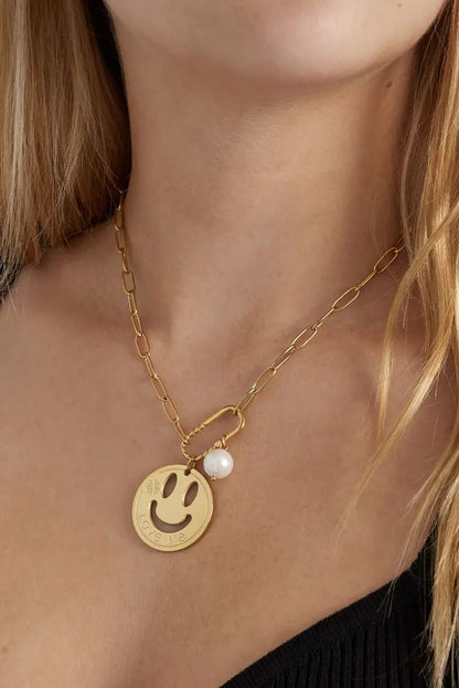 Smiley Schakel Ketting