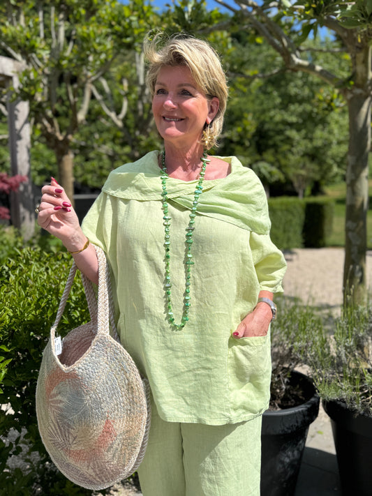 Italia Blouse - Groen