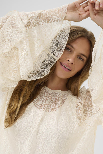 CLEMENCY BLOUSE - Ecru