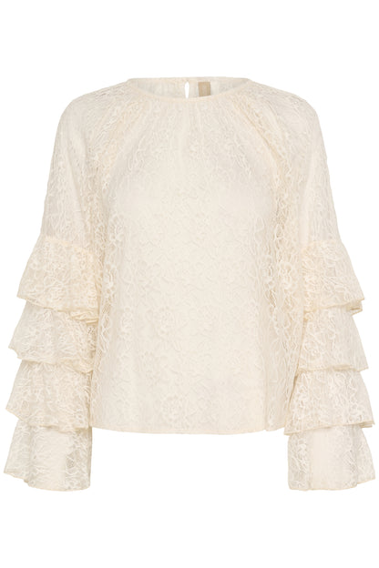 CLEMENCY BLOUSE - Ecru
