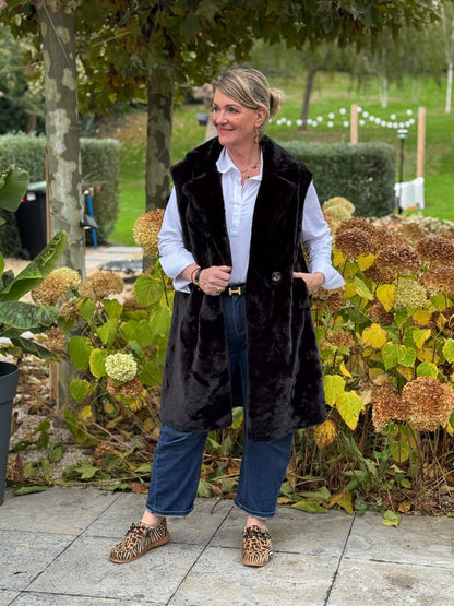 FASCINATE GILET - Zwart