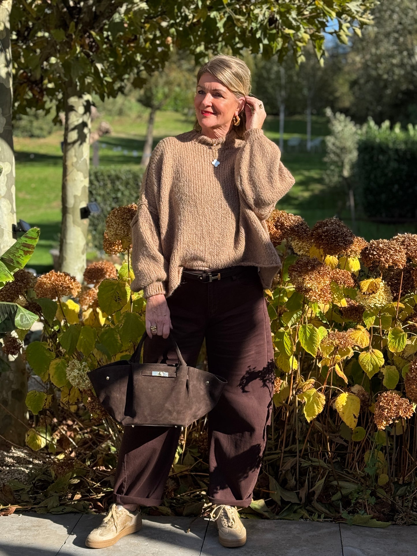 BALLOON Jeans - Bruin