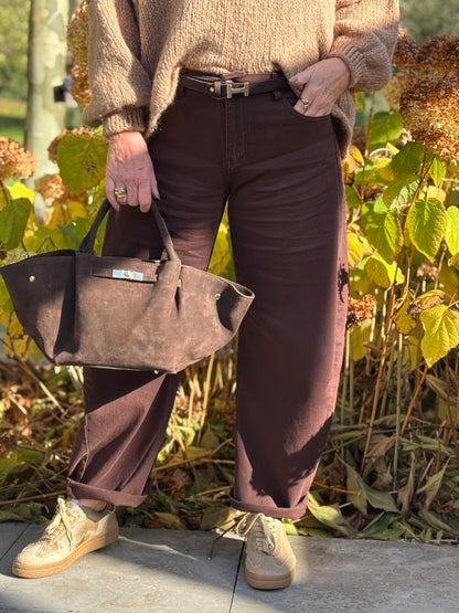 BALLOON Jeans - Bruin