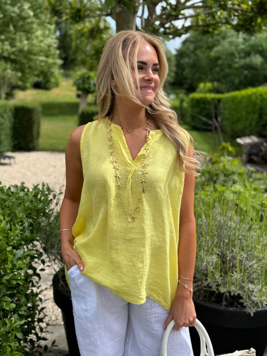 Milano Top - Geel
