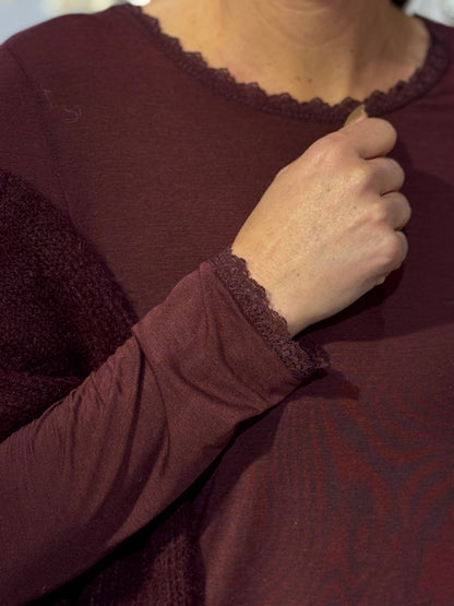 BASIC Top Len - Bordeaux