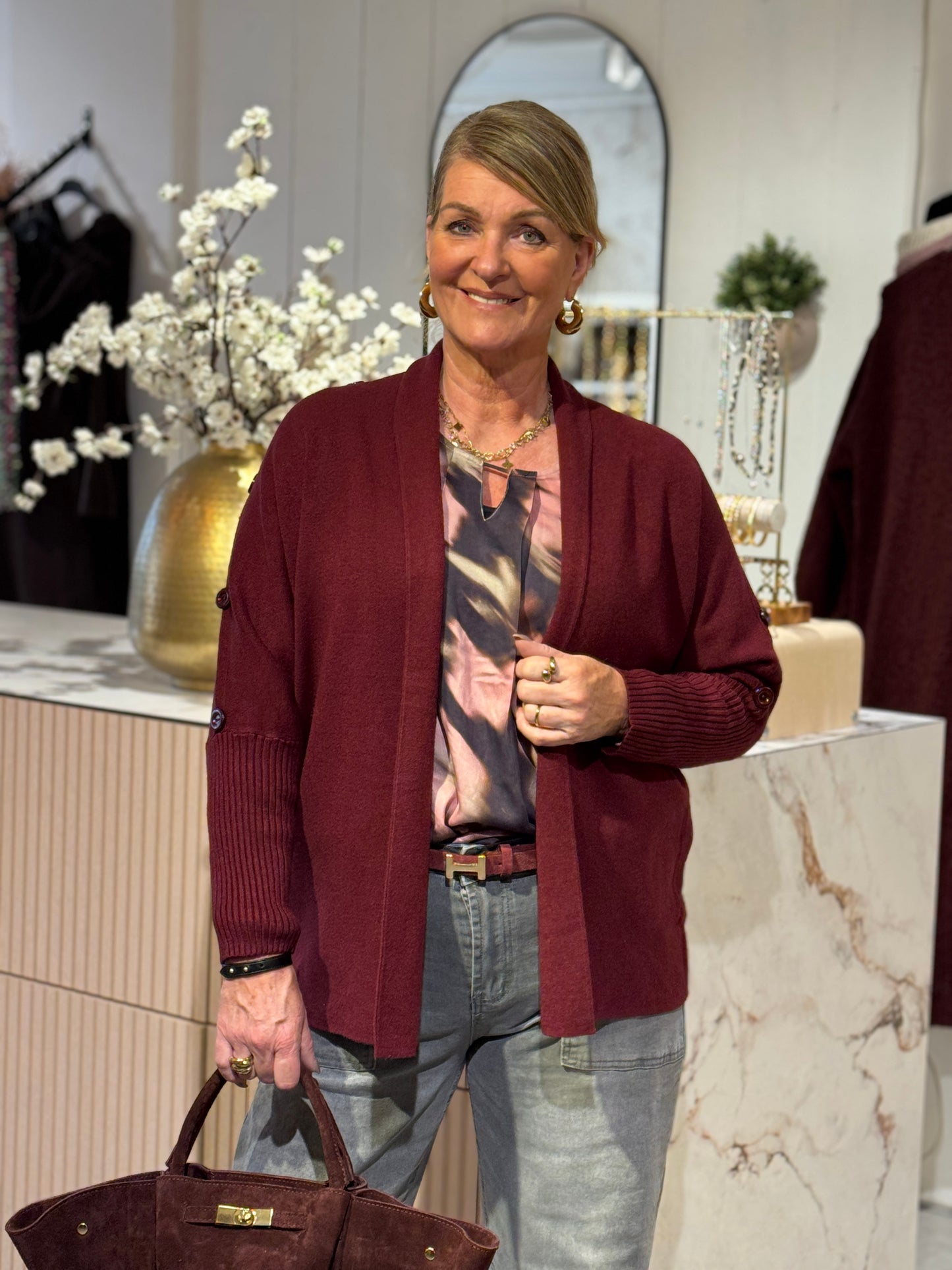 VIKI VEST - Bordeaux