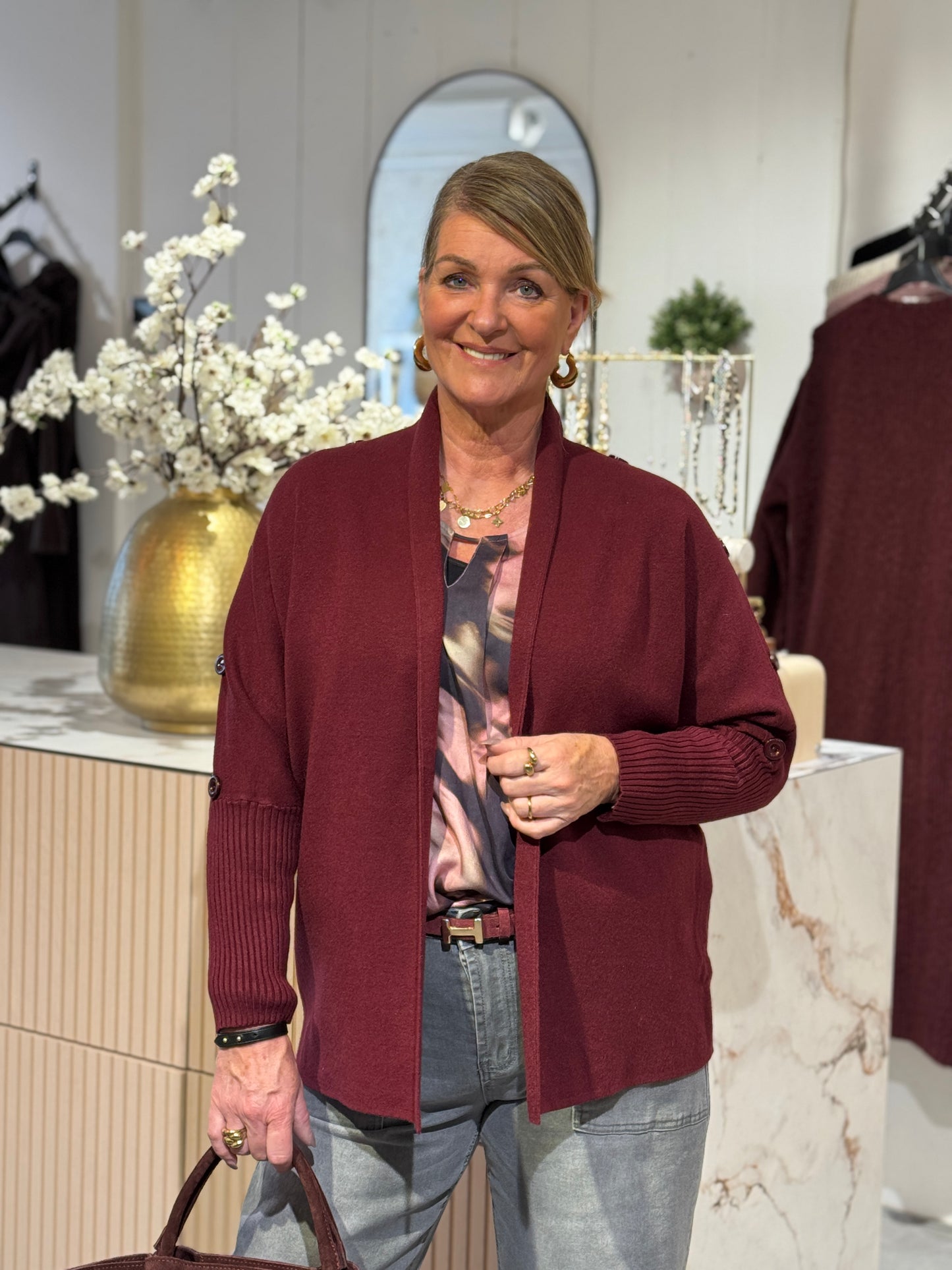 VIKI VEST - Bordeaux