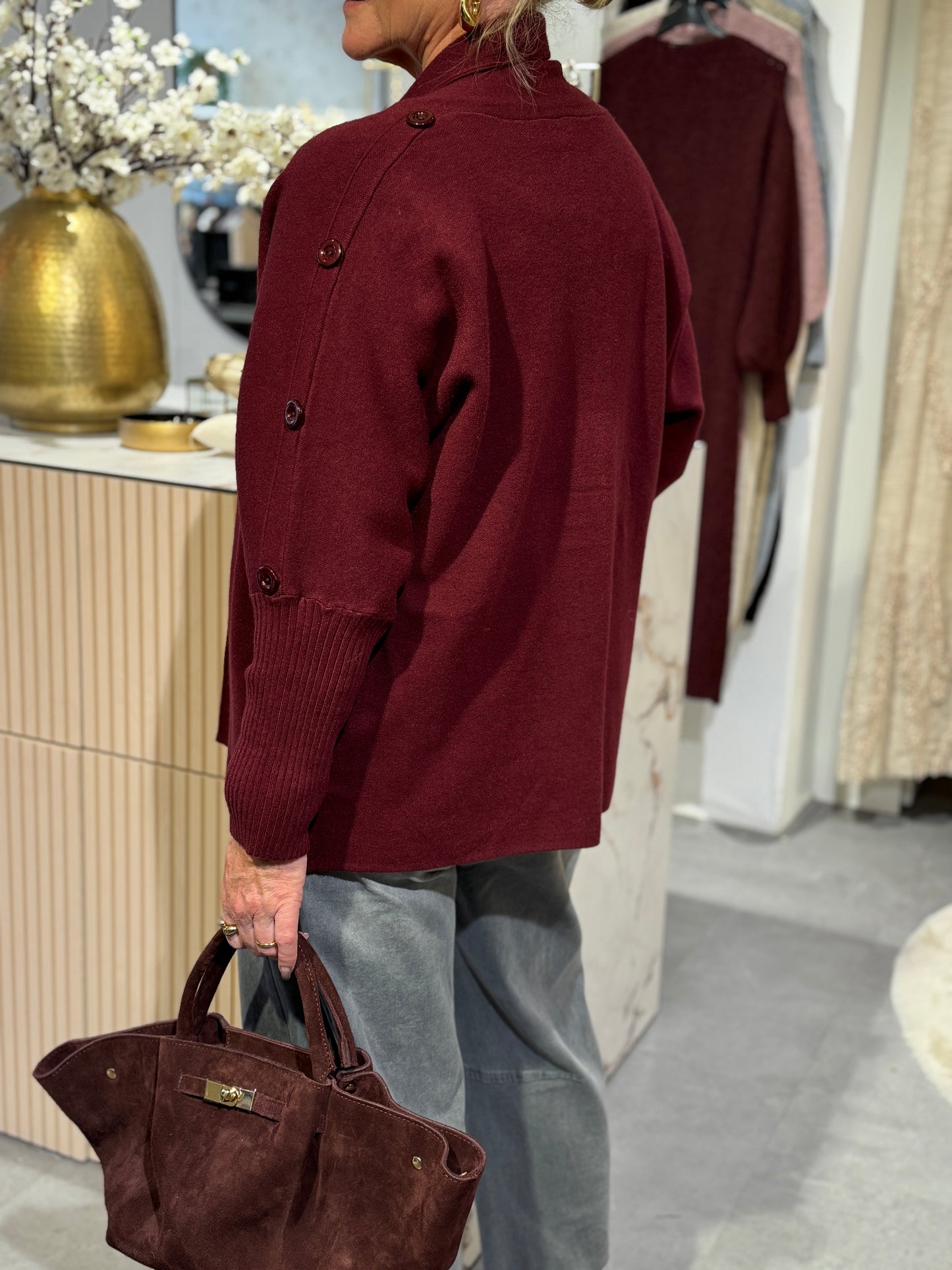 VIKI VEST - Bordeaux