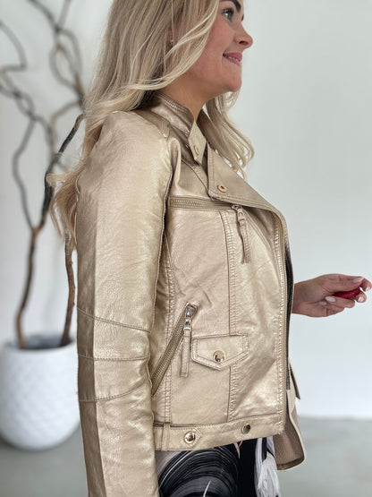 PU Jacket - Goud