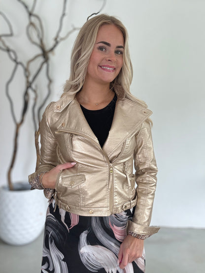 PU Jacket - Goud