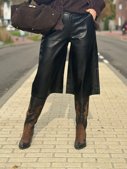 JORTS Leather Look - Zwart
