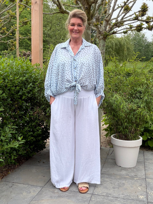 NIKA BROEK - WIT PREORDER