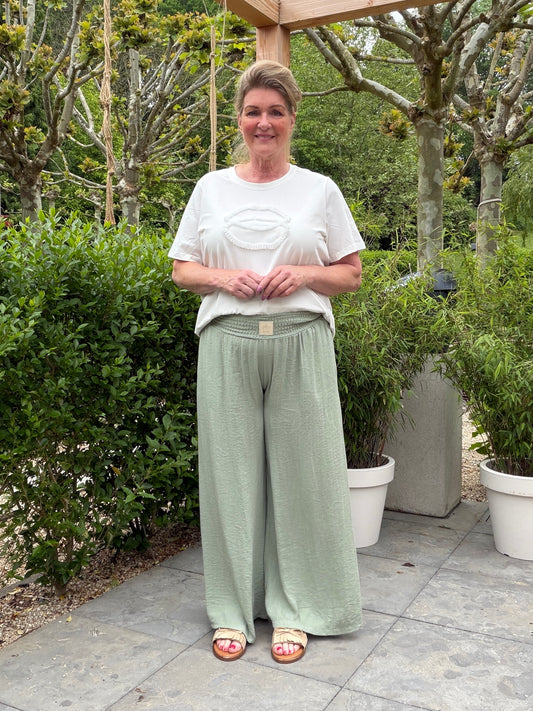 NIKA BROEK - GROEN PREORDER
