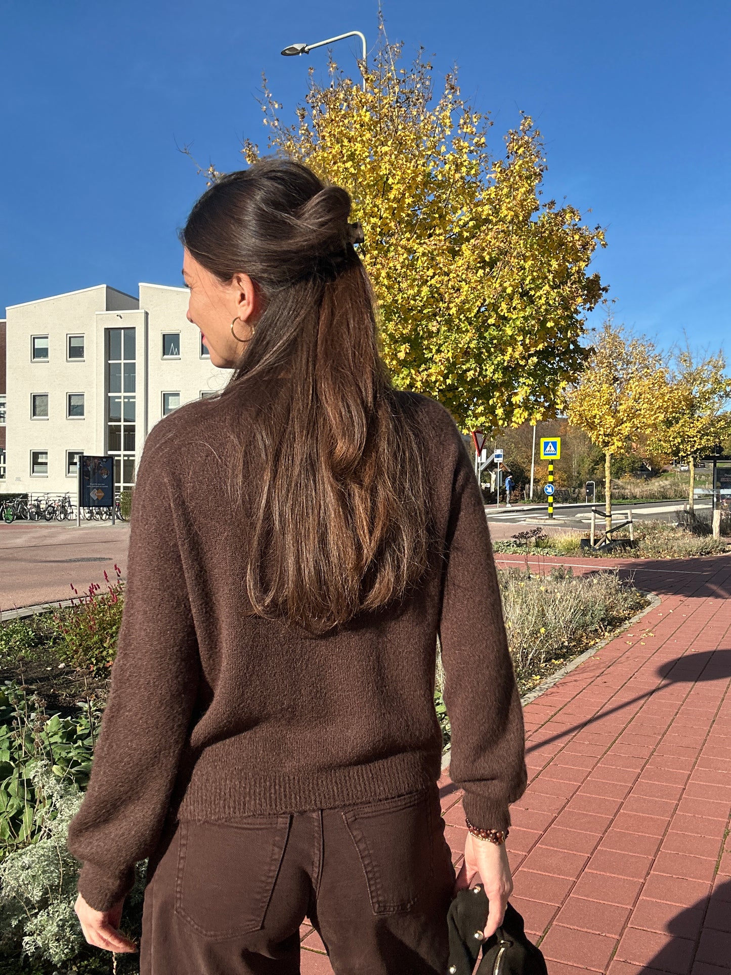 YLA KNIT LONG - Bruin