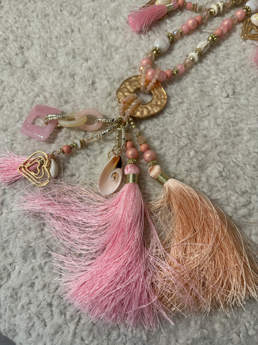 Necklace Ibiza - Pink