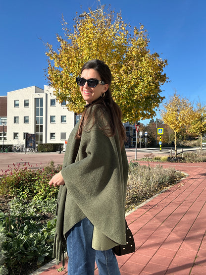 LOLA PONCHO - Groen