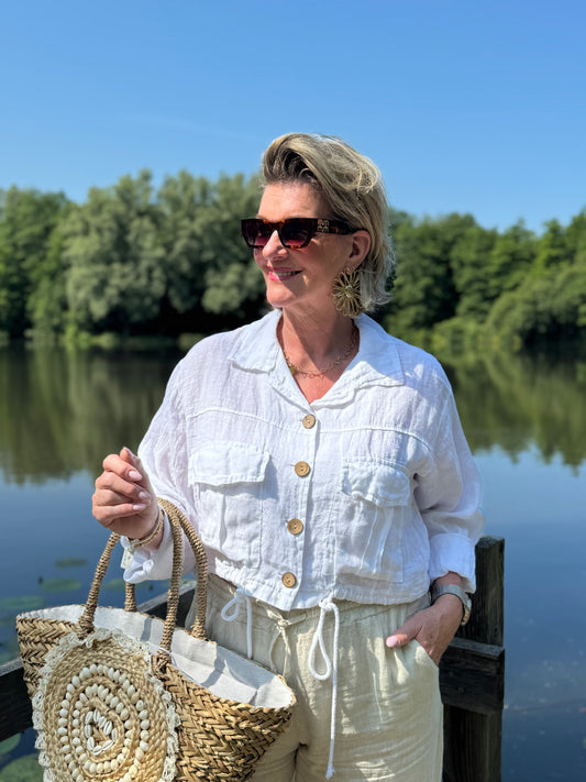 Khloe Blouse - Wit