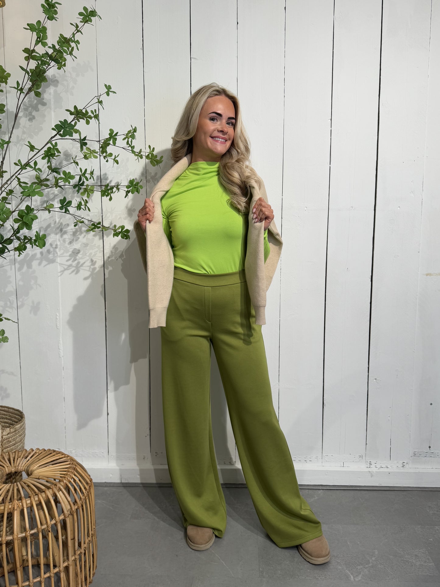 Basic Turtleneck - Lime