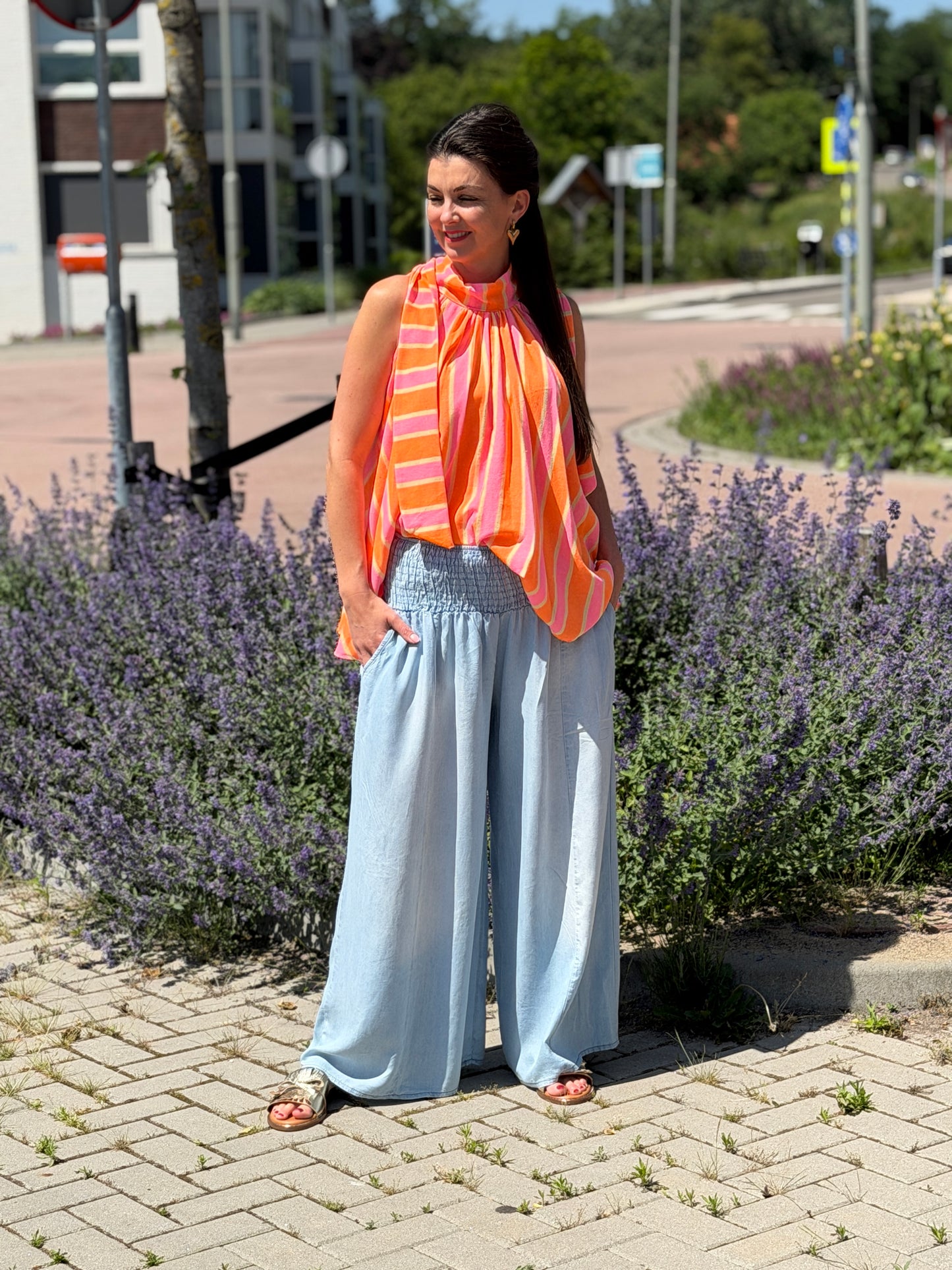 HALTER A LIJN  - Oranje